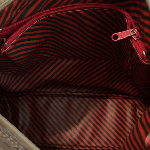 Gucci Authentic Original 70’s 6 Piece Boston Collection Tan and Red - Picture 10 of 17